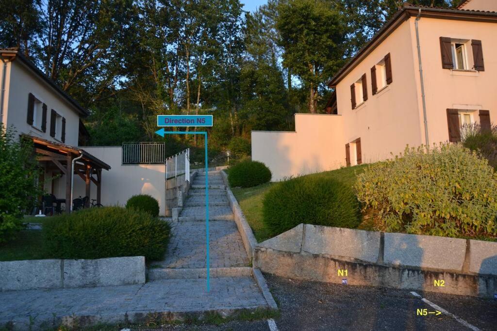 Le N5 Des Hauts De Sarlat Apt Duplex Clim, Piscine, Parking Kültér fotó