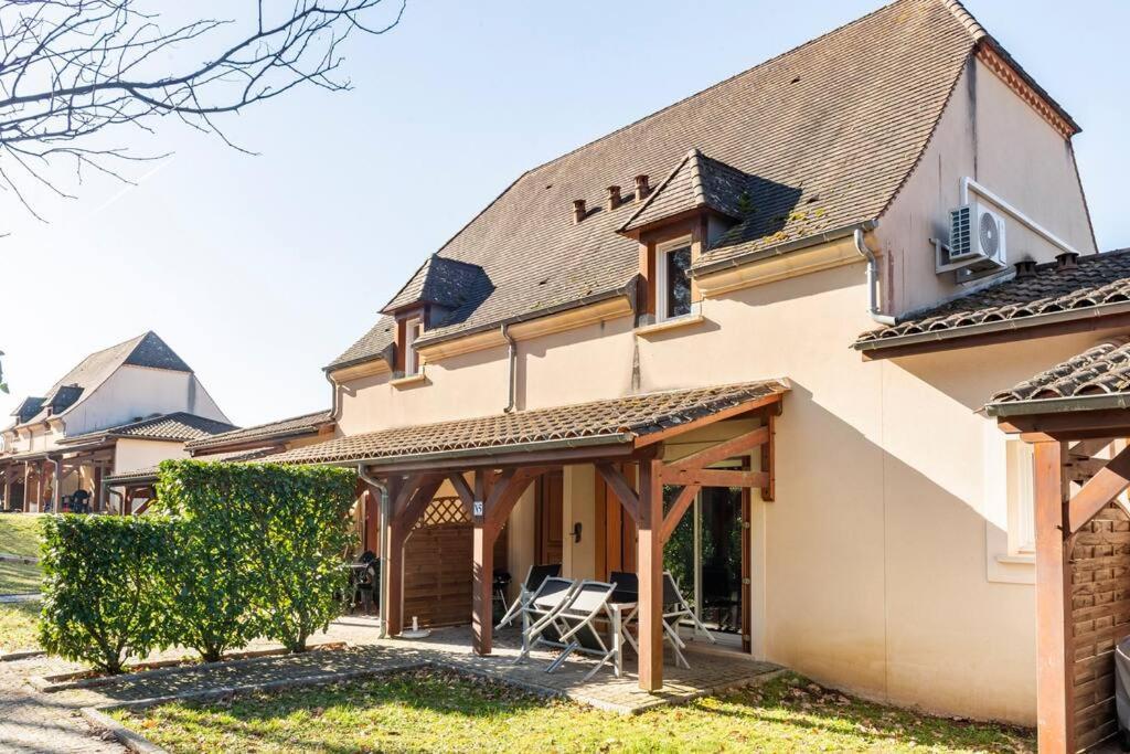 Le N5 Des Hauts De Sarlat Apt Duplex Clim, Piscine, Parking Kültér fotó