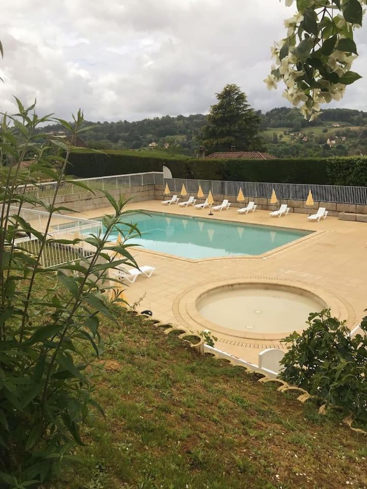 Le N5 Des Hauts De Sarlat Apt Duplex Clim, Piscine, Parking Kültér fotó